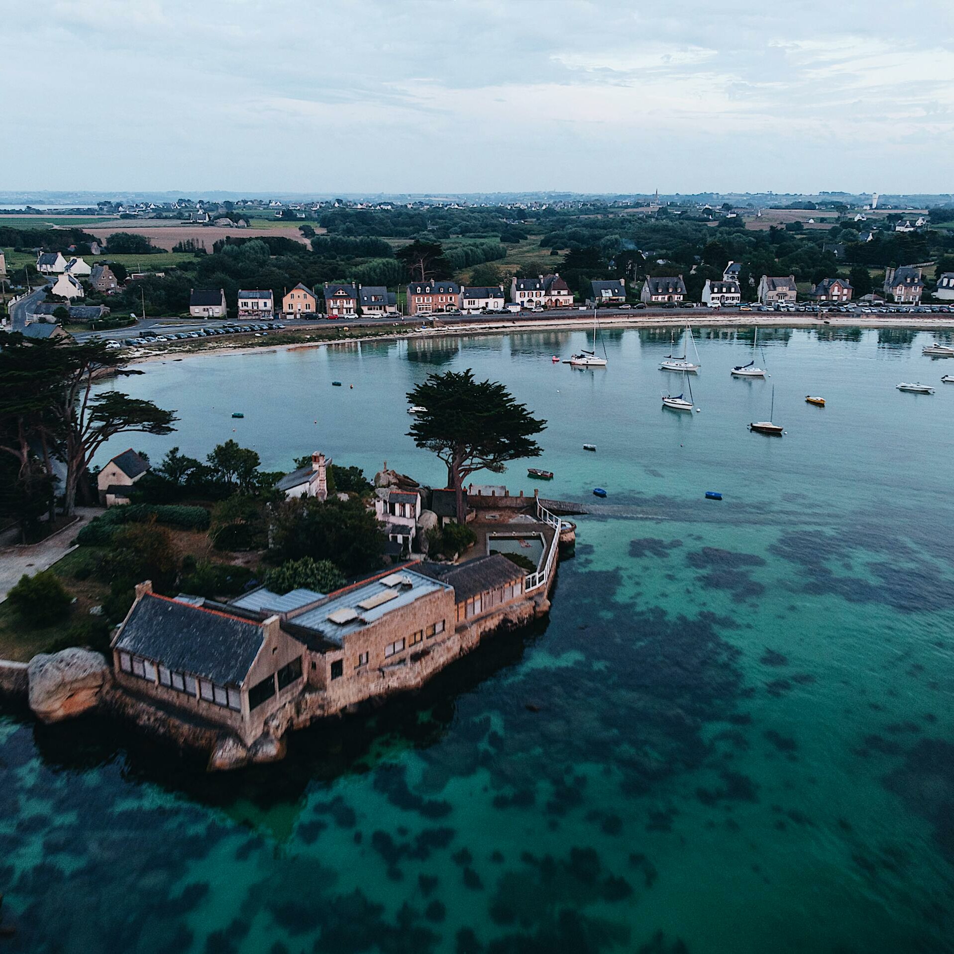 Aerial Photo of Bay