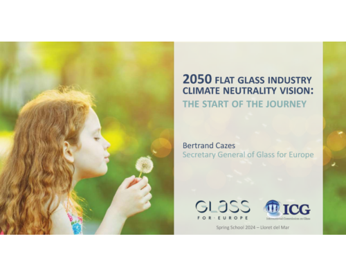 2050 Flat glass industry climate neutrality vision: the start of the journey – B. Cazes