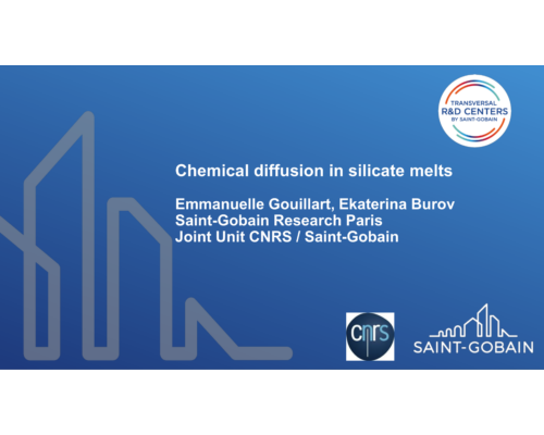 Chemical diffusion in silicate melts – E. Gouillart & E. Burov