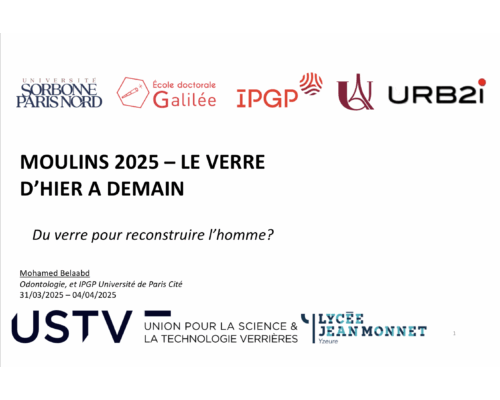 Du verre pour reconstruire l’homme ? – M. Belaabd