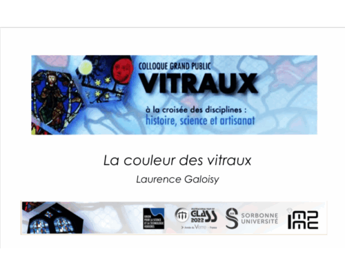 LA COULEUR DES VITRAUX – L. GALOISY