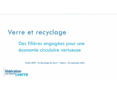 VERRE ET RECYCLAGE – Jacques Bordat