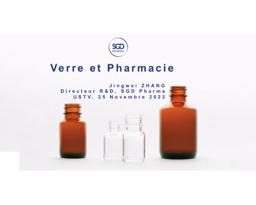 Verre et Pharmacie – Jingwei Zhang (SGD Pharma)