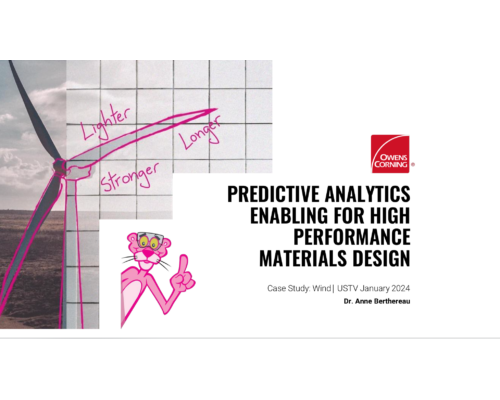 Predictive analytics enabling for high performance materials design – A. Berthereau