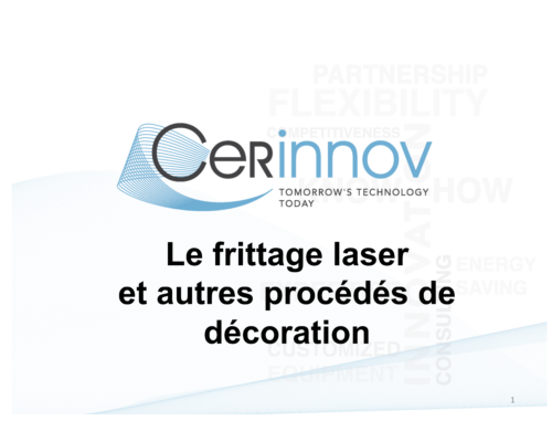 Le frittage laser et autres procédés de décoration – Q. Joly