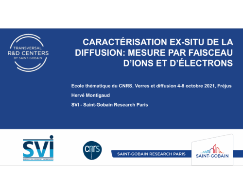 Caractérisation ex-situ de la diffusion: mesure par faisceau d’ions et d’électrons – H. Montigaud