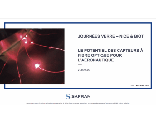 Le potentiel des capteurs à fibre optique pour l’aéronautique – M. C. Phan Huy