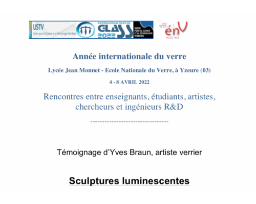 Rencontres entre enseignants, étudiants, artistes, chercheurs et ingénieurs R&D – Yves Braun