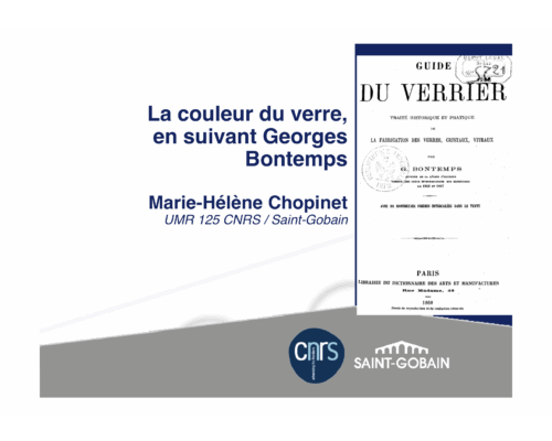 La couleur du verre, en suivant Georges Bontemps – M-H. Chopinet