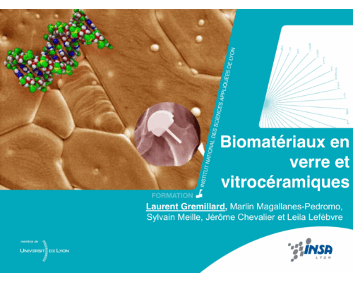 Biomatériaux en verre et vitrocéramiques – L. Gremillard