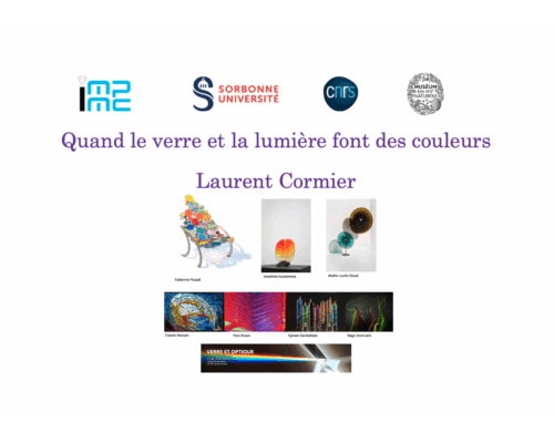 Quand le verre et la lumière font des couleurs – L. Cormier